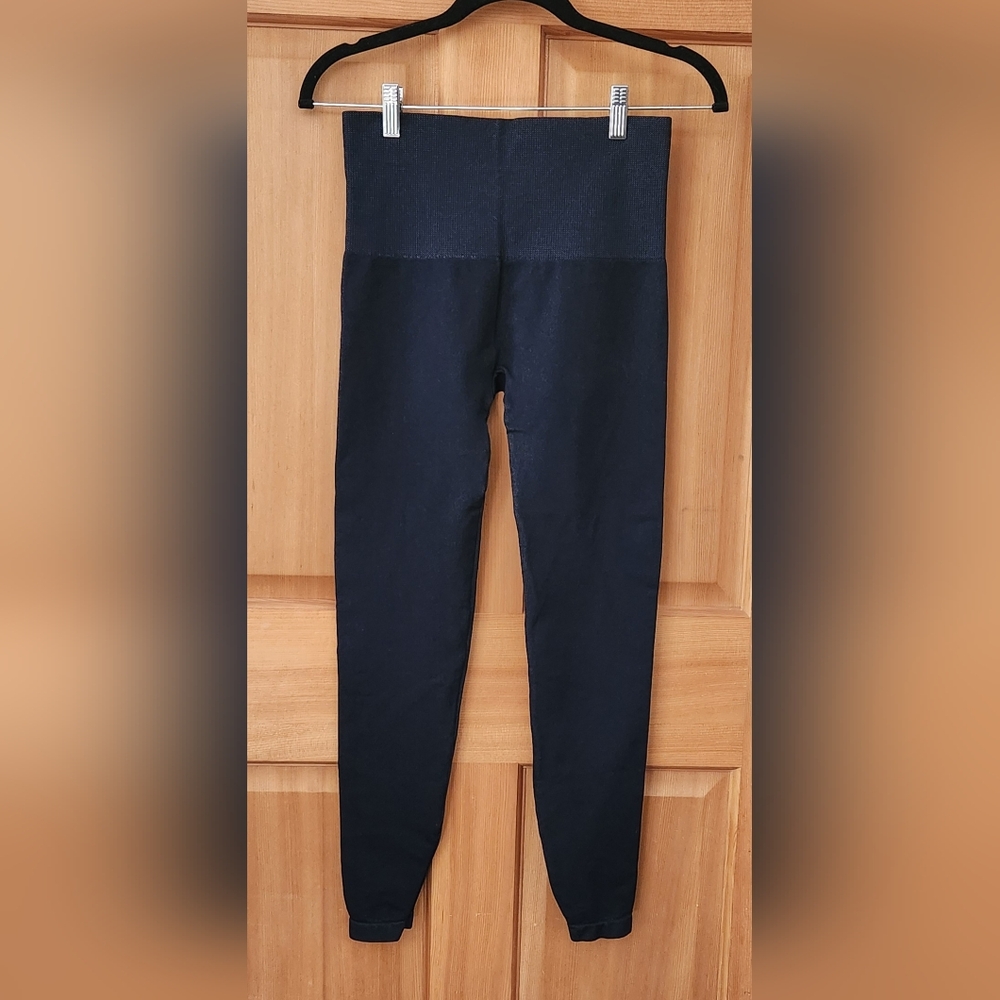 Dark Blue High-Waisted Leggings, SPANX, Sara Blakely